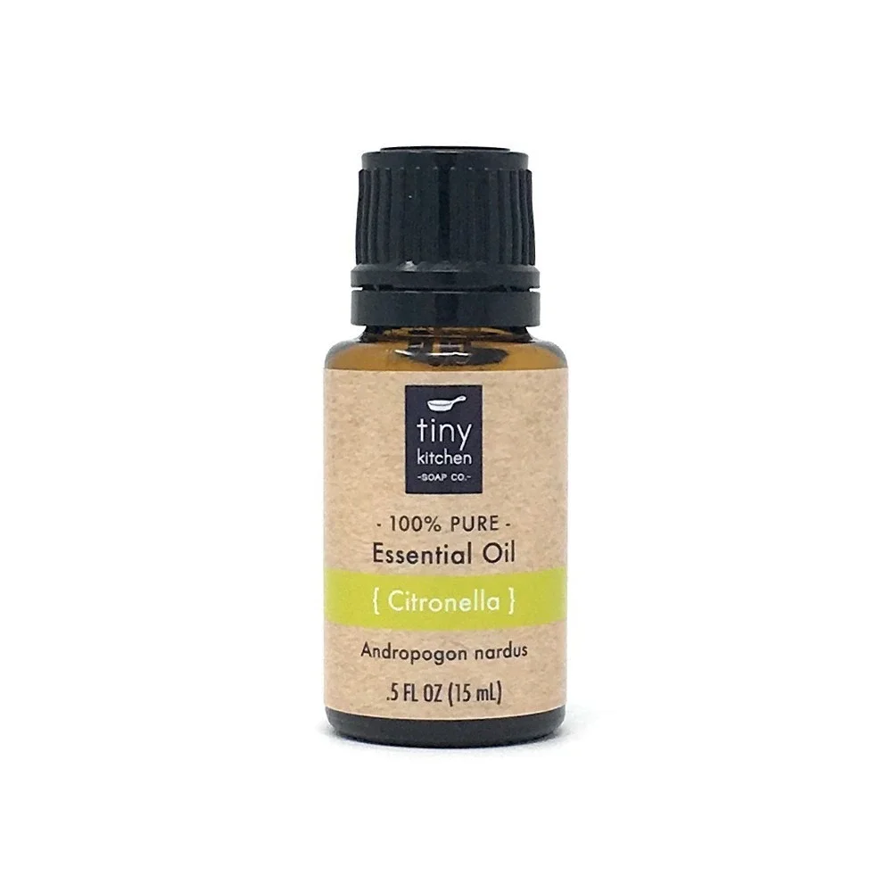 Pure Citronella Essential Oil - Andropogon nardus (15 mL / .5 fl oz)